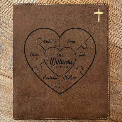 Personalized Family Bible, Custom NIV Family Journaling Bible, Engraved Bible, Wedding Bible, Christian Gifts, Guestbook Bible for Wedding - Religious Books - Aylev