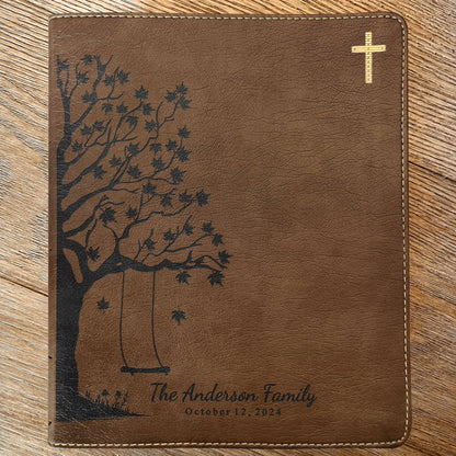Personalized Family Bible, Custom NIV Family Tree Journaling Bible, Engraved Bible, Wedding Bible, Anniversary Gifts Family Bible for Wedding - Religious Books - Aylev