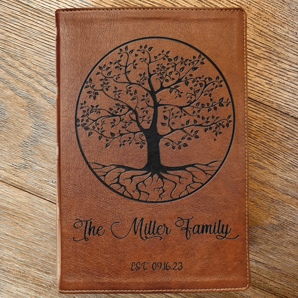 Personalized Family Bible, Custom Engraved NKJV Wide - Margin Family Tree Bible, Wedding Gifts, Anniversary Gifts, Family Bible for Weddings - Religious Books - Aylev