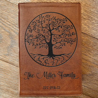 Personalized Family Bible, Custom Engraved NKJV Wide - Margin Family Tree Bible, Wedding Gifts, Anniversary Gifts, Family Bible for Weddings - Religious Books - Aylev
