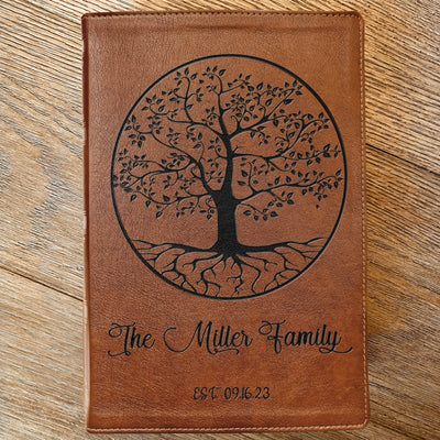 Personalized Family Bible | Custom NKJV Family Tree Study Bible | Engraved Family Bible Wedding Gift | Christian Gifts | Baptism Gifts