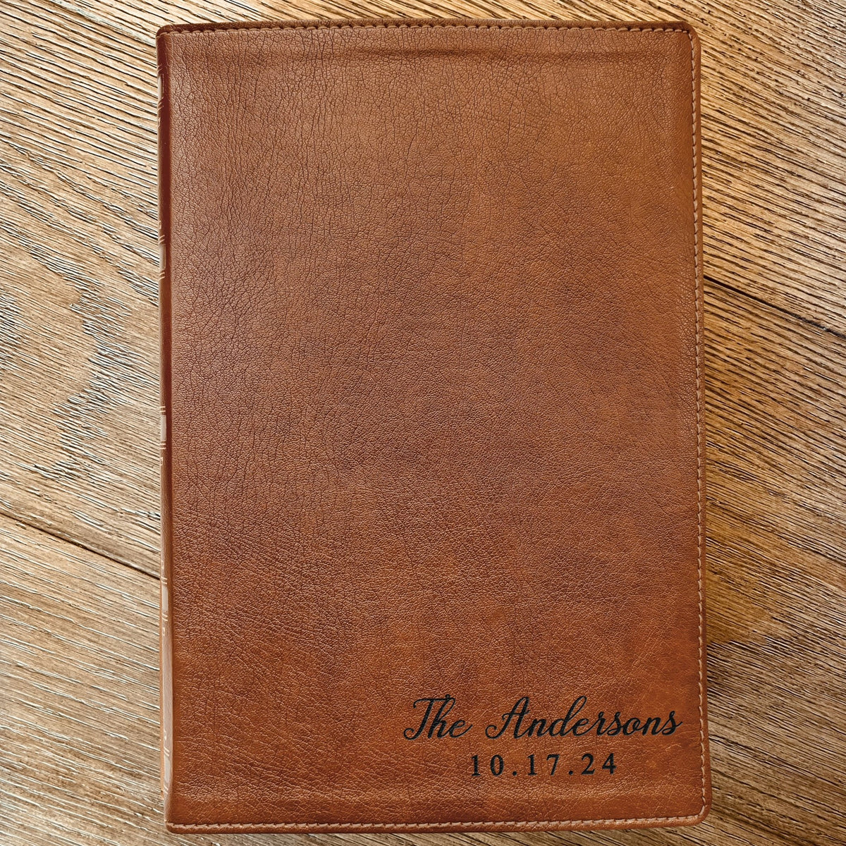 Personalized Family Bible, Custom Engraved NKJV Wide - Margin Family Bible, Wedding Gifts, Anniversary Gifts, Family Bible for Weddings - Religious Books - Aylev