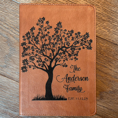 Personalized Family Bible, Custom ESV/RVR Biblia en Español Personalizada, Biblia Reina Valera 1960 en espanol Spanish Bible, Christian Gifts - Religious Books - Aylev