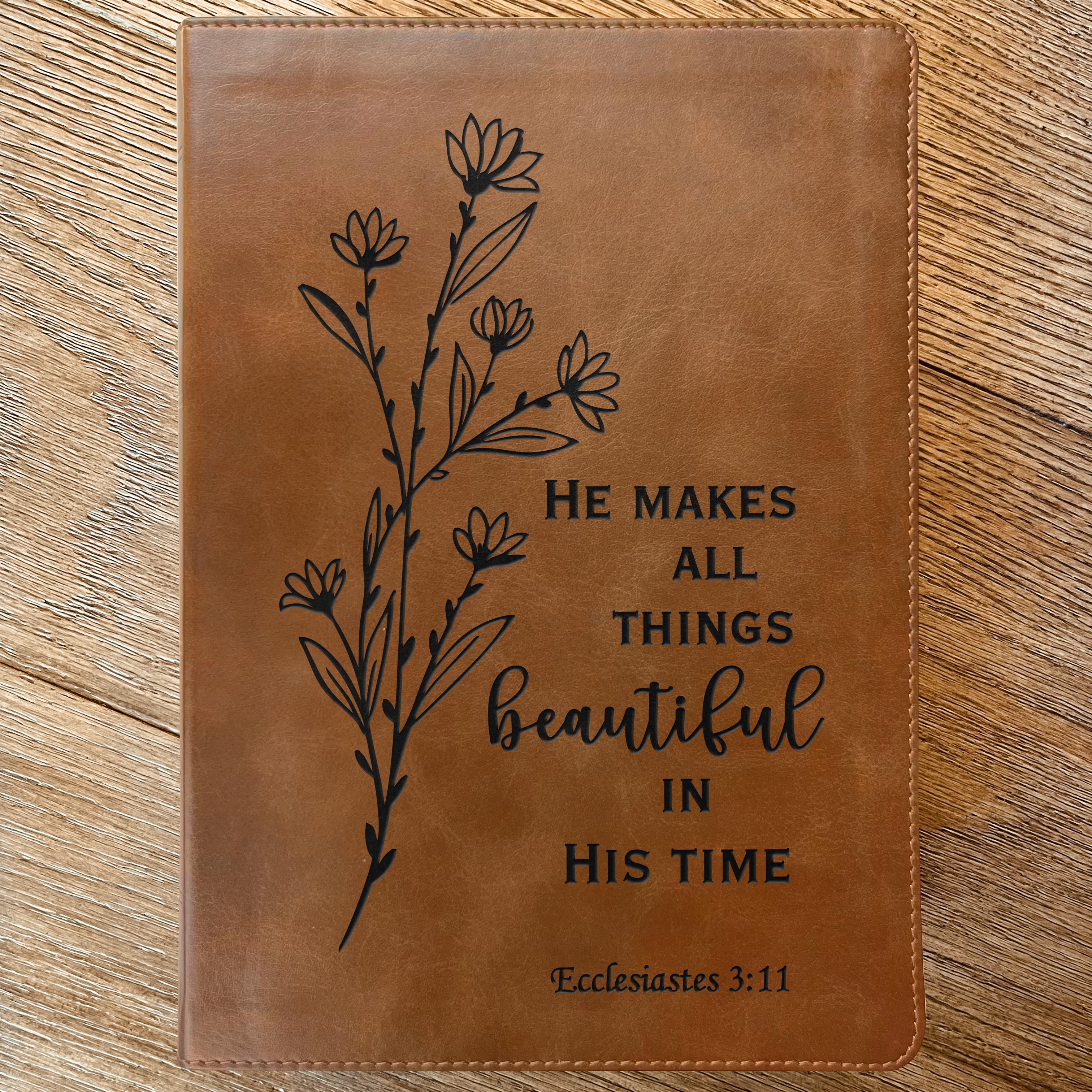 Personalized ESV Bible: Create Your Own Custom Engraved Design with a Designer, Large Print Double-Column Format English Standard Holy Bible