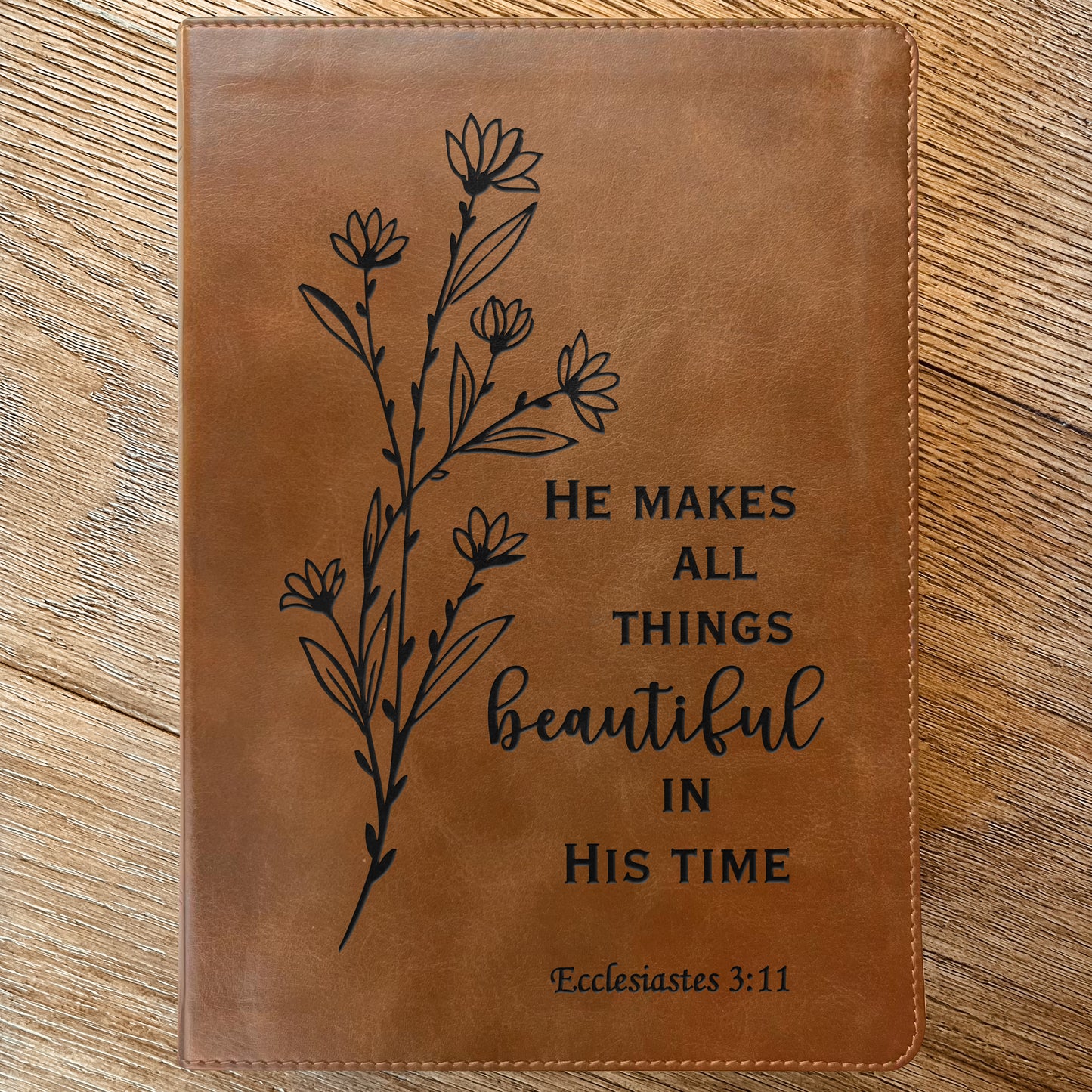 Personalized ESV Bible: Create Your Own Custom Engraved Design with a Designer, Large Print Double-Column Format English Standard Holy Bible