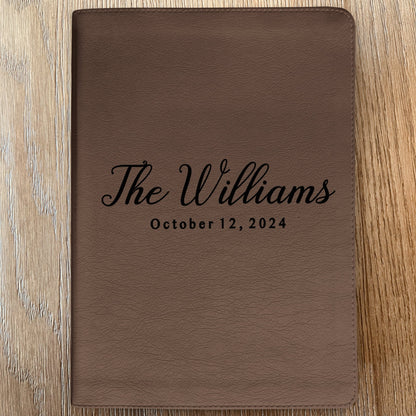 Personalized Family Bible, Custom ESV Single Column Journaling Family Bible, Engraved Bible, Wedding Gifts Christian Gifts Anniversary Gifts - Religious Books - Aylev