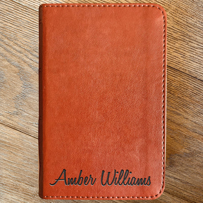 Personalized ESV Pocket Bible with Name Engraved, Small Bible, Custom Bible Name Engraved, English Standard Version, Christian Gifts