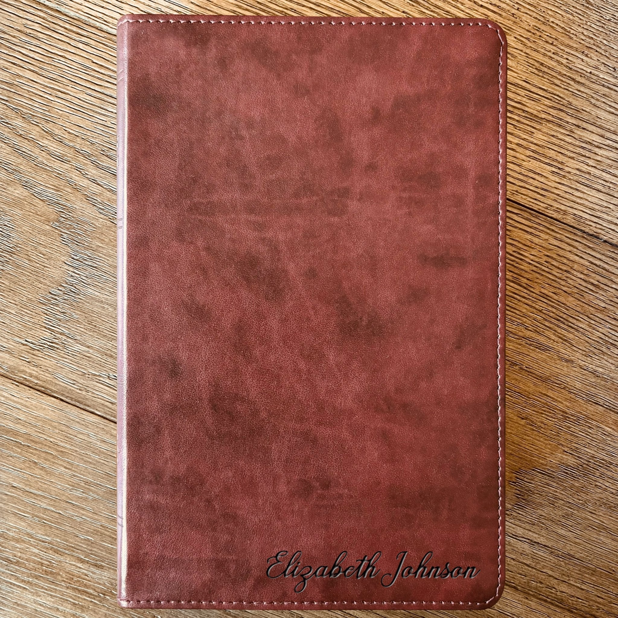Personalized ESV Bible with Name Engraved, Large Print Thinline Bible, Custom Bible Name Engraved, English Standard Version, Baptism Gifts - Religious Books - Aylev