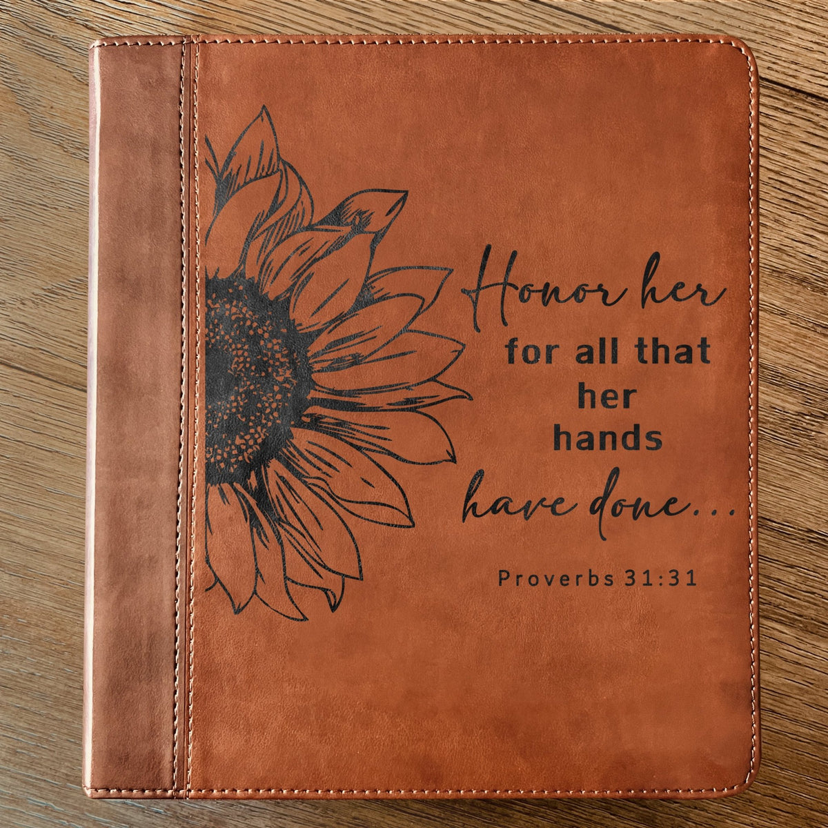 Custom Engraved ESV Journaling Study Bible, Wide Margin Note - Taking Bible, Personalized Christian Gift, Baptism Gift for Women - Religious Books - Aylev