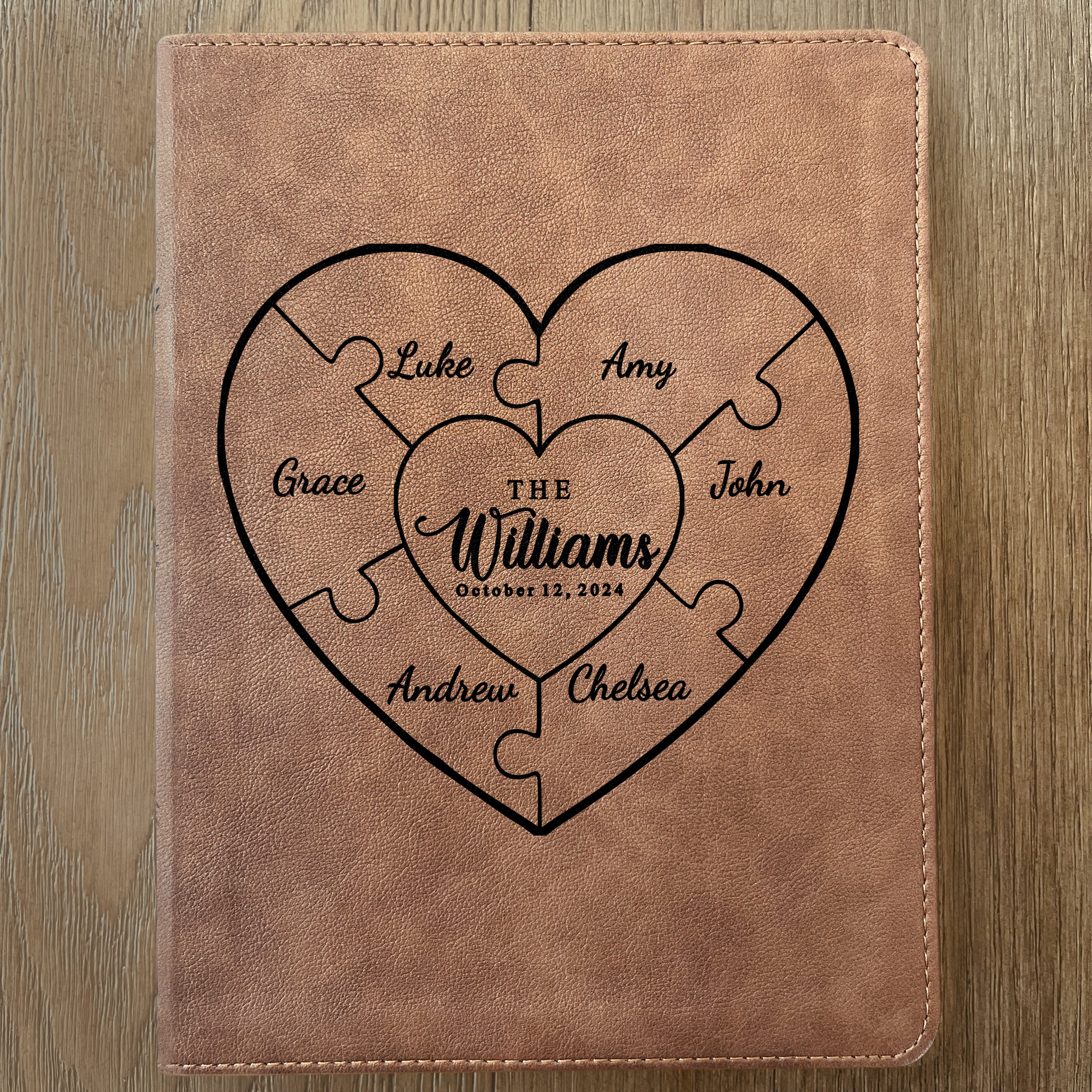 Personalized Family Bible, Custom KJV Wide-Margin Family Bible, Engraved Bible, Wedding Bible, Christian Gifts, Family Bible for Wedding