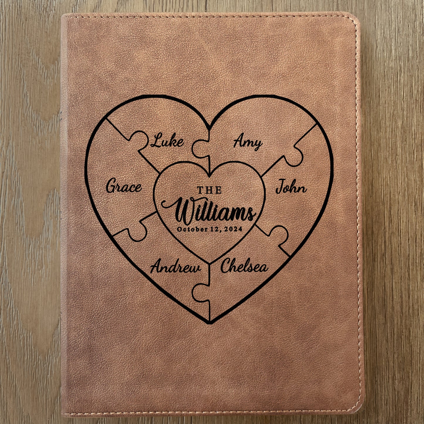 Personalized Family Bible, Custom KJV Wide-Margin Family Bible, Engraved Bible, Wedding Bible, Christian Gifts, Family Bible for Wedding