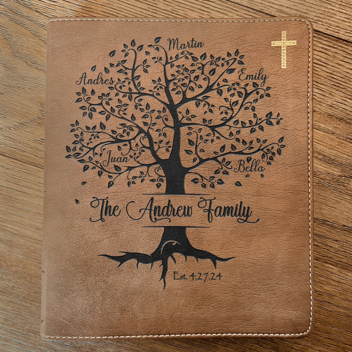 Personalized Family Bible, Custom NIV Family Tree Journaling Bible, Engraved Bible, Wedding Bible, Anniversary Gifts Family Bible for Wedding - Religious Books - Aylev