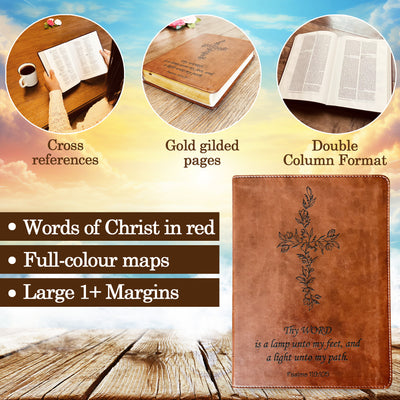 Personalized ESV Bible | Custom Bible Engraved English Standard Version | Christian Gifts Religious Gifts Baptism Gifts ESV Bible Women Men