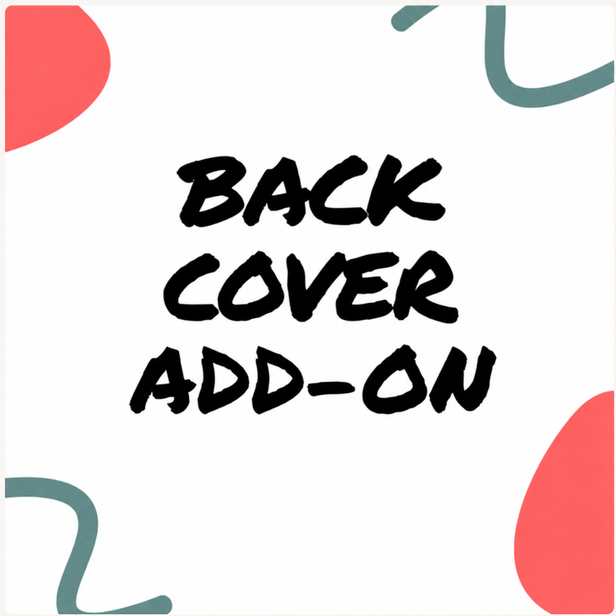 Back Cover Design Add-on