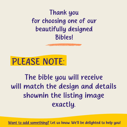 Custom Children's Bible, NKJV Kids Bible, Custom Engraved New King James Version, Bible for kids, Christian Gifts, Bible for kids - Religious Books - Aylev