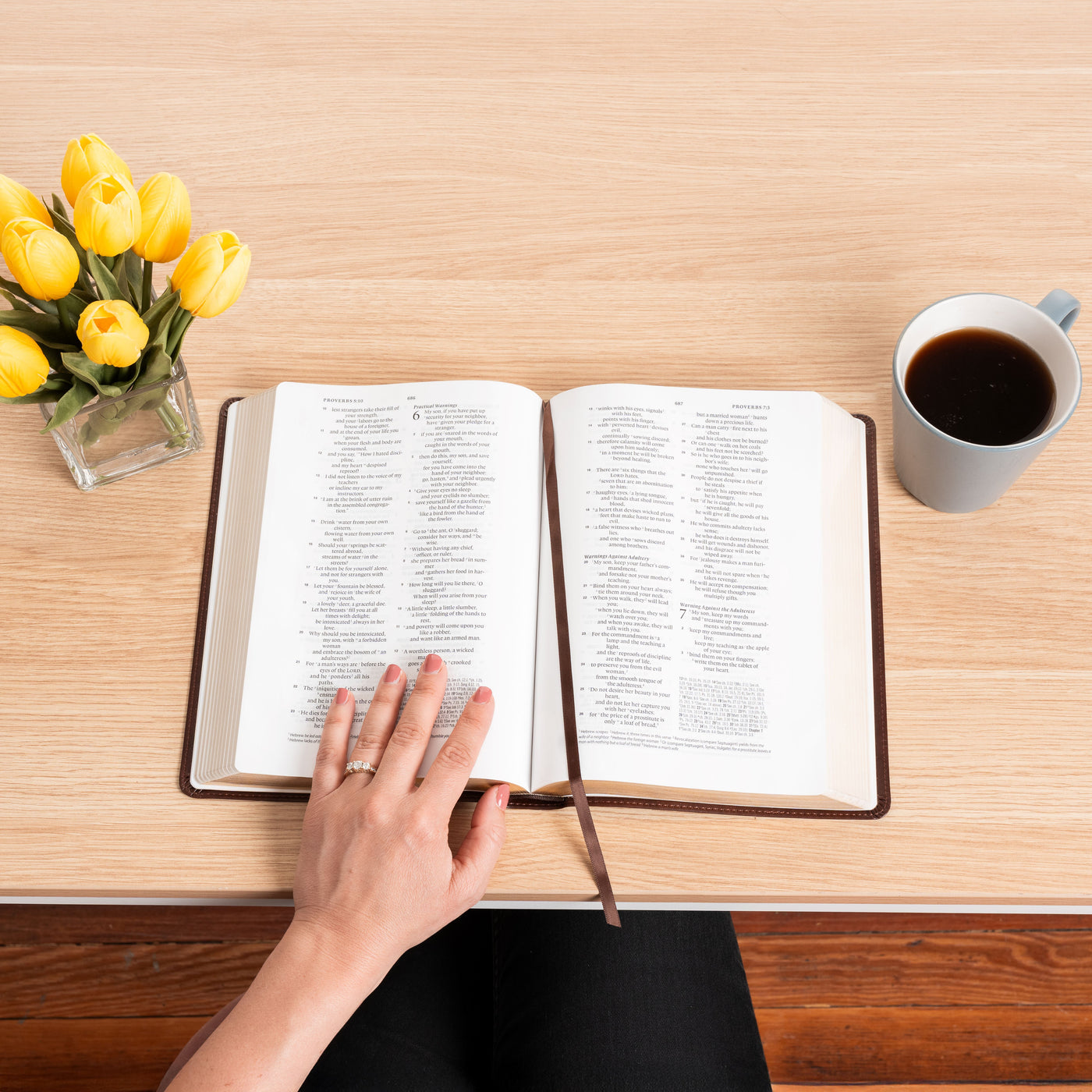 Personalized ESV Bible with Name Engraved, ESV Wide Margin Holy Bible, Custom Bible Engraved Name, English Standard Version Christian Gifts