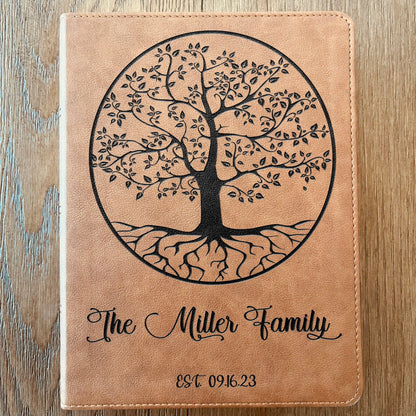 Personalized Family Bible, Custom KJV Family Tree Wide - Margin Bible, Engraved Bible, Wedding Bible, Christian Gifts Family Bible for Wedding - Religious Books - Aylev