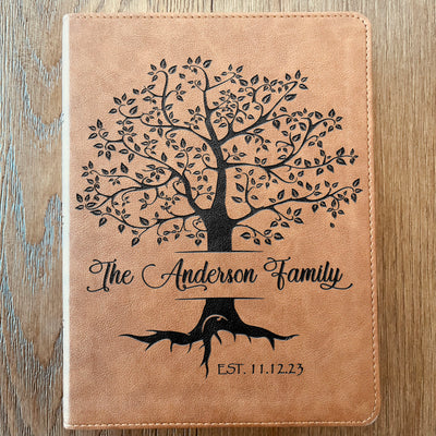 Personalized Family Bible | Custom KJV Family Tree Wide Margin Bible | Engraved Bible Wedding Bible Christian Gifts Family Bible for Wedding
