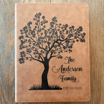 Personalized Family Bible, Custom KJV Family Tree Wide - Margin Bible, Engraved Bible, Wedding Bible, Christian Gifts Family Bible for Wedding - Religious Books - Aylev