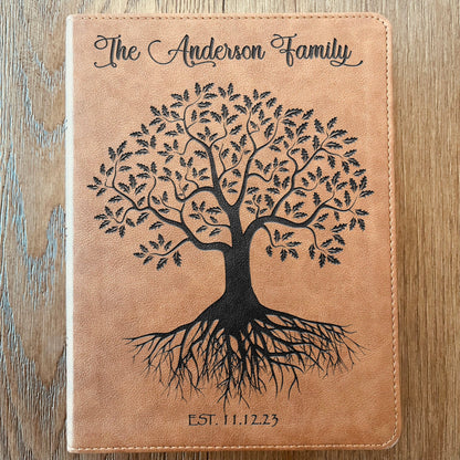 Personalized Family Bible, Custom KJV Family Tree Wide - Margin Bible, Engraved Bible, Wedding Bible, Christian Gifts Family Bible for Wedding - Religious Books - Aylev