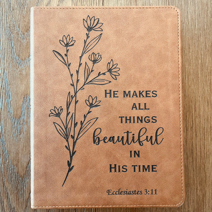 Personalized KJV Bible: Create Your Own Custom Engraved Design with a Designer, Large Print Red Letter Wide - Margin King James Holy Bible - Religious Books - Aylev