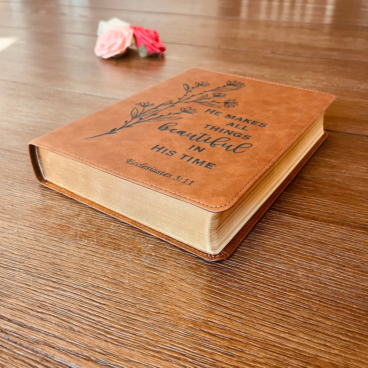 Custom KJV Bible, Wide - Margin Bible, Custom Bible Engraved King James Version, Christian Gifts, Baptism Gifts, KJV Bible Women Men - Religious Books - Aylev