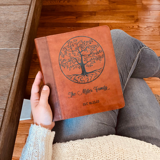 Personalized Family Bible | Custom ESV Family Tree Study Bible | Engraved Bible Wedding Bible Christian Gifts Family Bible for Wedding - Aylev