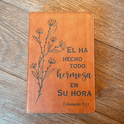 Custom Bilingual Bible, Biblia en Español Personalizada, Biblia Reina Valera 1960 en espanol, Spanish Bible, Christian Gifts - Religious Books - Aylev
