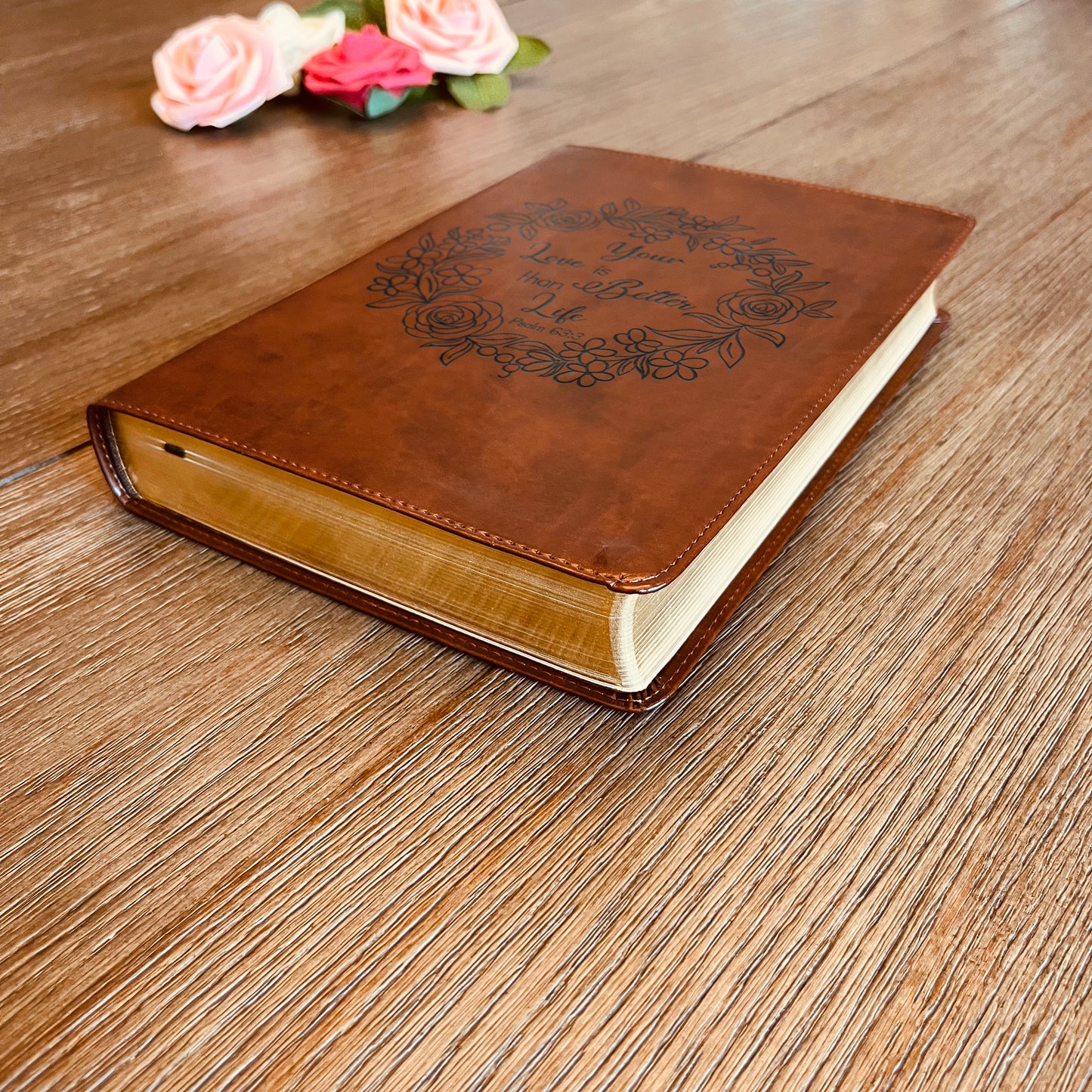 Personalized ESV Bible: Create Your Own Custom Engraved Design with a Designer, Wide-Margin Reference Red Letter English Standard Holy Bible - Aylev