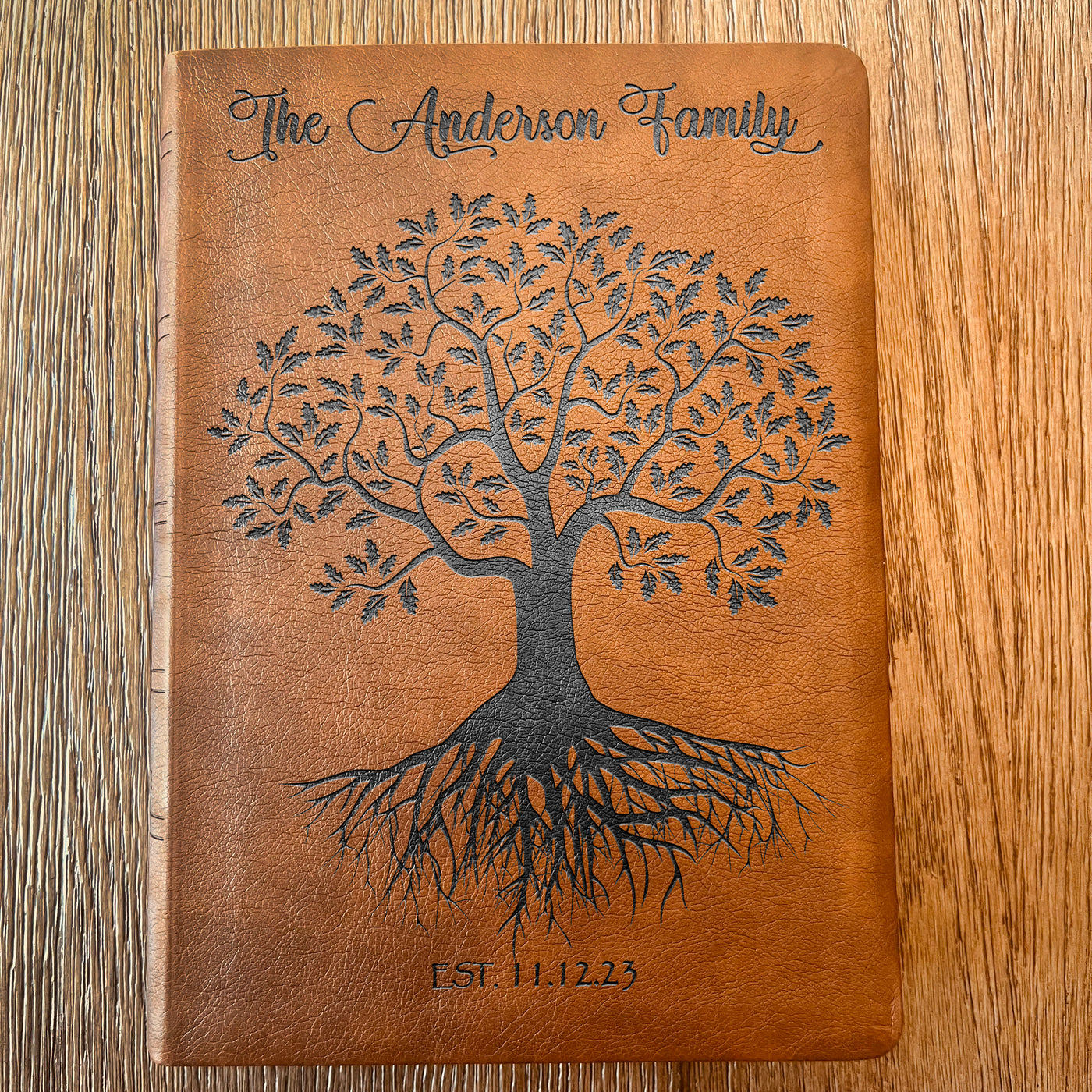 Personalized Family Bible | Custom NASB Family Tree Wide Margin Bible | Engraved Bible for Wedding Bible Christian Gifts NASB Family Bible