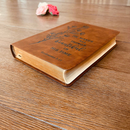 Personalized NASB Bible: Create Your Own Custom Engrave Design with a Designer, Wide - Margin Reference Bible, New American Standard Bible - Religious Books - Aylev