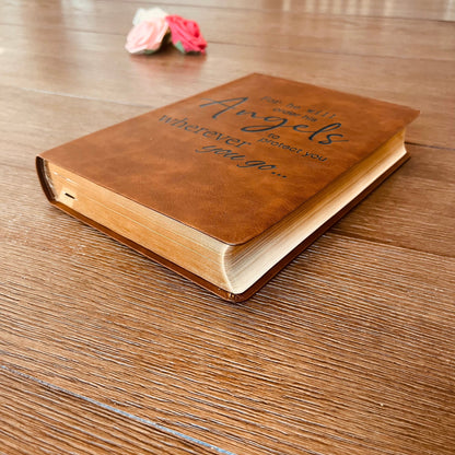Personalized NASB Bible: Create Your Own Custom Engrave Design with a Designer, Wide - Margin Reference Bible, New American Standard Bible - Religious Books - Aylev