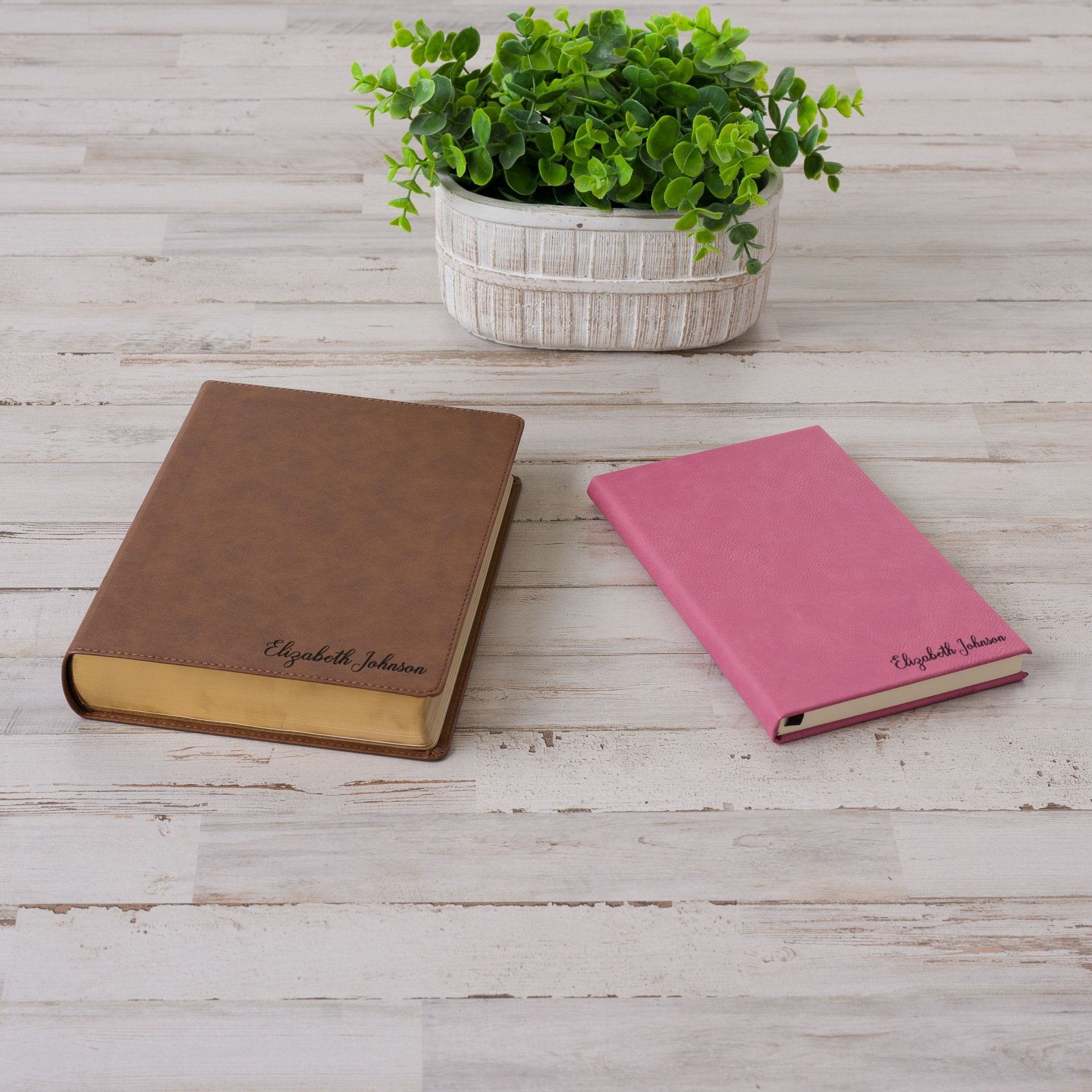 Personalized CSB Bible & Prayer Journal Set, Single Column Wide - Margin Bible, Custom Engraved with Name, Christian Gift, Baptism Gift - Religious Books - Aylev