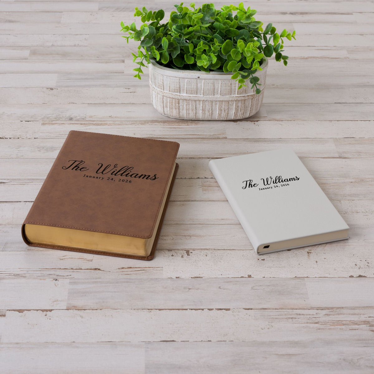 Personalized CSB Wide - Margin Bible & Prayer Journal Set, Large Print Journaling Bible, Engraved with Name, Christian Gift, Wedding Gifts - Religious Books - Aylev