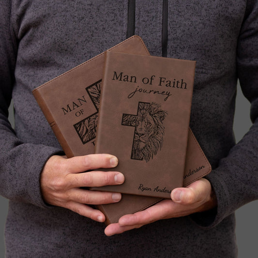 Personalized CSB Bible & Prayer Journal Set, Single Column Wide - Margin Bible, Custom Engraved with Name, Christian Gift, Baptism Gift - Religious Books - Aylev
