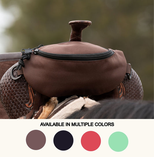 Horse Saddle Pommel Bag, Equestrian Storage Bag for Trail Riding & Horse Tack, Multiple Colors - Horse Tack Accessories - Aylev