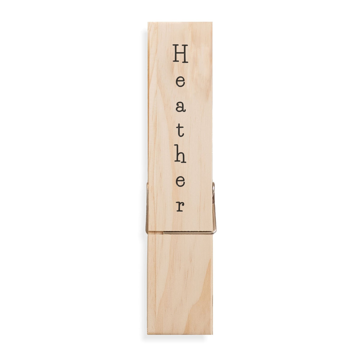 Personalized Jumbo Giant Clothespin Towel Holder, Rustic Farmhouse Wall Decor, 12" Large Clothespin for Bathroom & Laundry Room Accessories - Apparel & Accessories - Aylev
