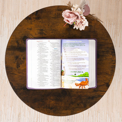 Personalized Adventure Bible for kids, NIrV Kids Bible with Name Engraved, Early Readers Custom Bible, Christian gifts, Baptism gift - Religious Books - Aylev