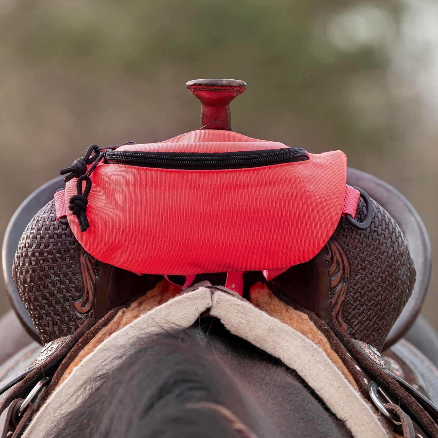 Horse Saddle Pommel Bag, Equestrian Storage Bag for Trail Riding & Horse Tack, Multiple Colors - Horse Tack Accessories - Aylev