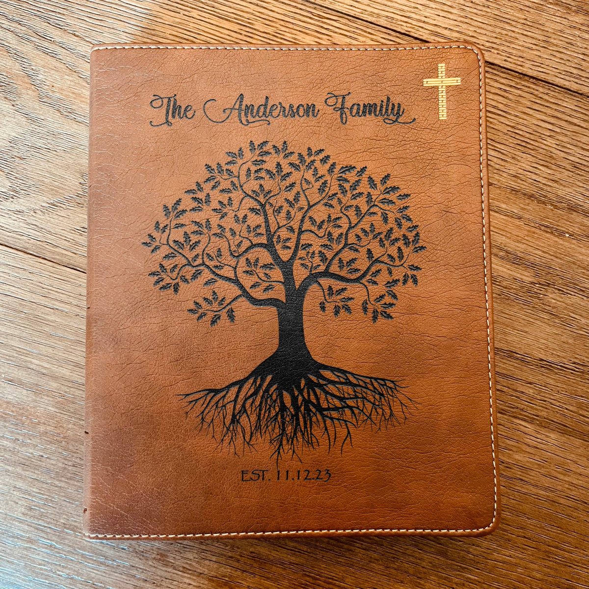 Personalized Family Bible, Custom NIV Family Tree Journaling Bible, Engraved Bible, Wedding Bible, Anniversary Gifts Family Bible for Wedding - Religious Books - Aylev