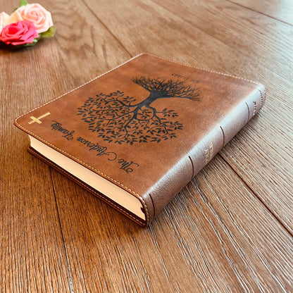 Personalized Family Bible, Custom NIV Family Tree Journaling Bible, Engraved Bible, Wedding Bible, Anniversary Gifts Family Bible for Wedding - Religious Books - Aylev