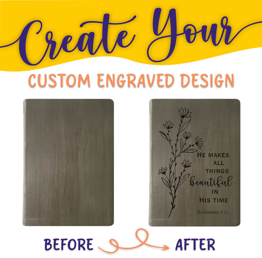 Personalized NASB Bible: Create Your Own Custom Engraved Design with a Designer, Giant Print, Red Letter, New American Standard  Holy Bible - Aylev