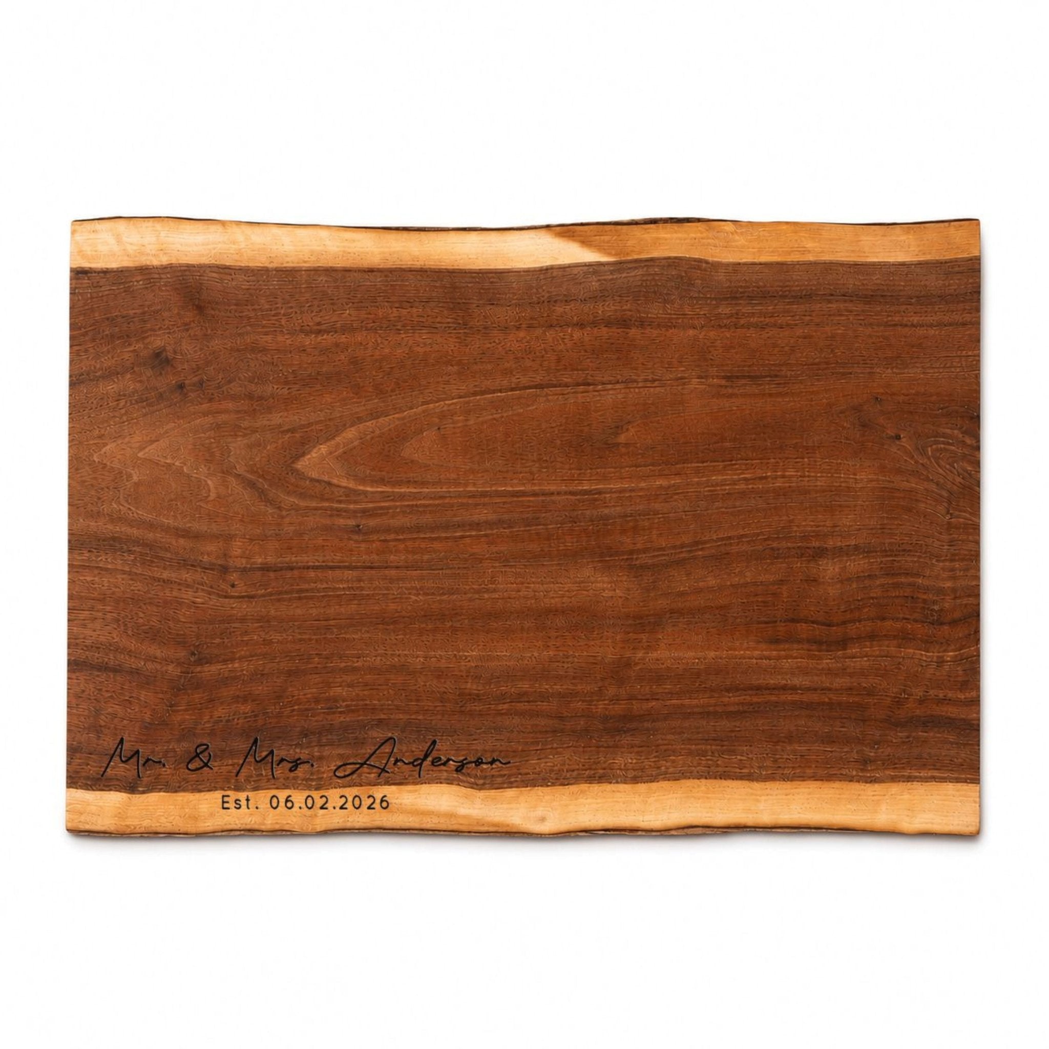 Personalized Camper Cutting Board, Custom Engraved Black Walnut Wood, RV Housewarming Gift, Camping Gift, Travel Trailer Kitchen Decor - Apparel & Accessories - Aylev