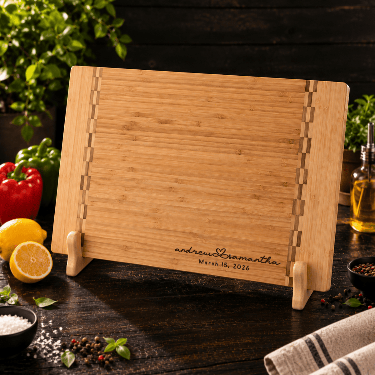 Personalized Realtor Closing Gift, Custom Engraved Bamboo Cutting Board, Real Estate Client Gift, New Home Housewarming Keepsake - Apparel & Accessories - Aylev