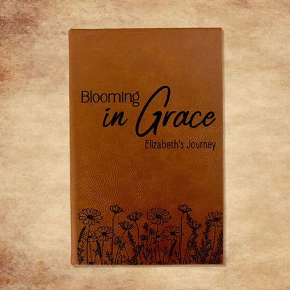 Personalized Christian Prayer Journal for Men & Women, Custom Engraved Name, Daily Devotional, Scripture Writing, Gratitude and Faith Gift - Religious Books - Aylev