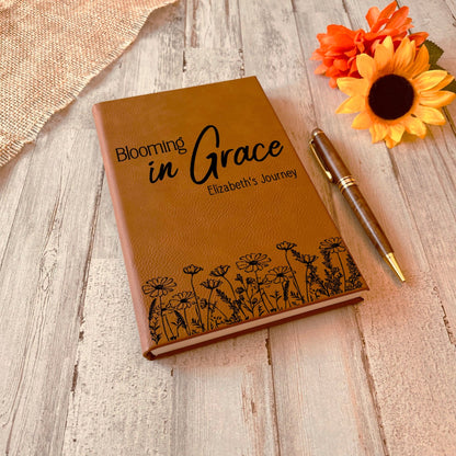 Personalized Christian Prayer Journal for Men & Women, Custom Engraved Name, Daily Devotional, Scripture Writing, Gratitude and Faith Gift - Religious Books - Aylev