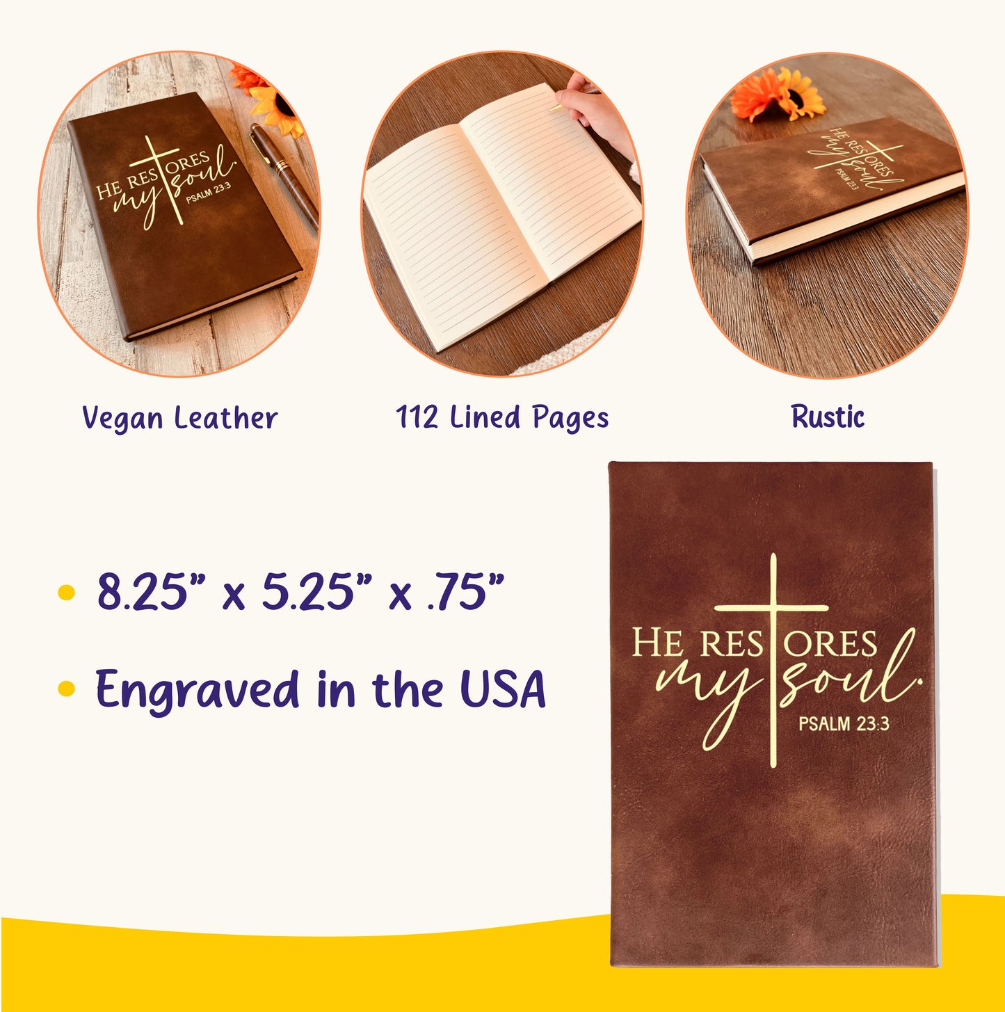 Personalized Christian Prayer Journal for Men & Women: Custom Design Cover, Daily Devotional, Scripture Writing, Gratitude and Faith Gift