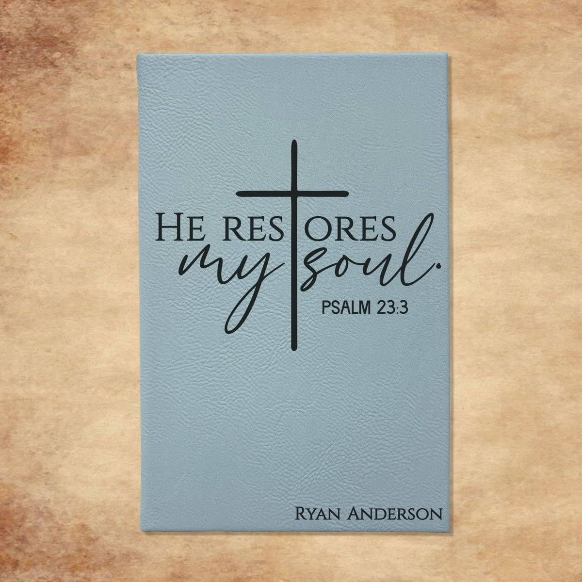 Personalized Christian Prayer Journal for Men & Women, Custom Engraved Name, Daily Devotional, Scripture Writing, Gratitude and Faith Gift - Religious Books - Aylev