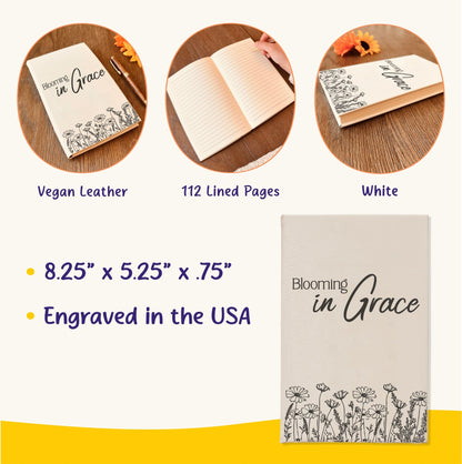Personalized Christian Prayer Journal for Men & Women: Custom Design Cover, Daily Devotional, Scripture Writing, Gratitude and Faith Gift - Religious Books - Aylev