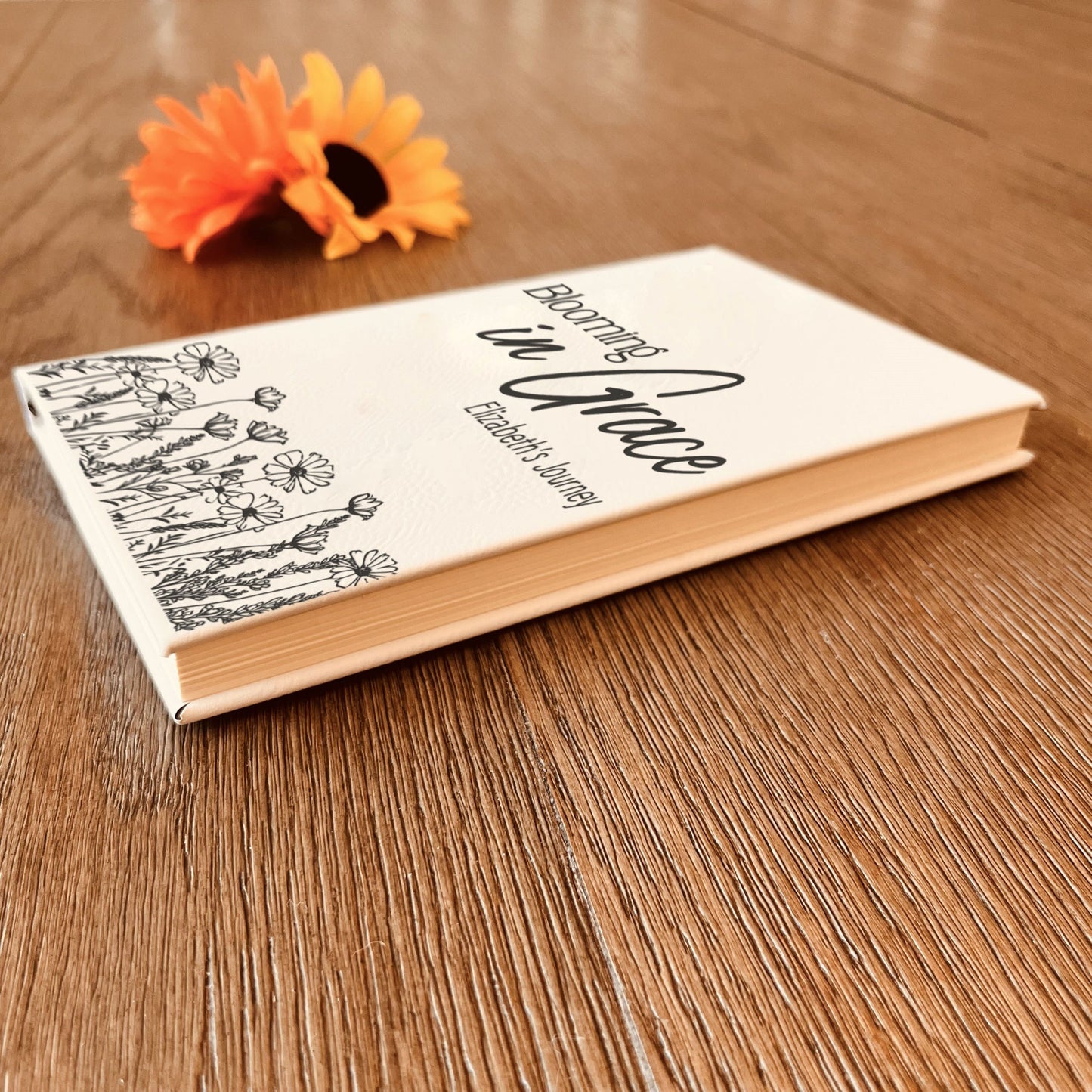 Personalized Christian Prayer Journal for Men & Women, Custom Engraved Name, Daily Devotional, Scripture Writing, Gratitude and Faith Gift